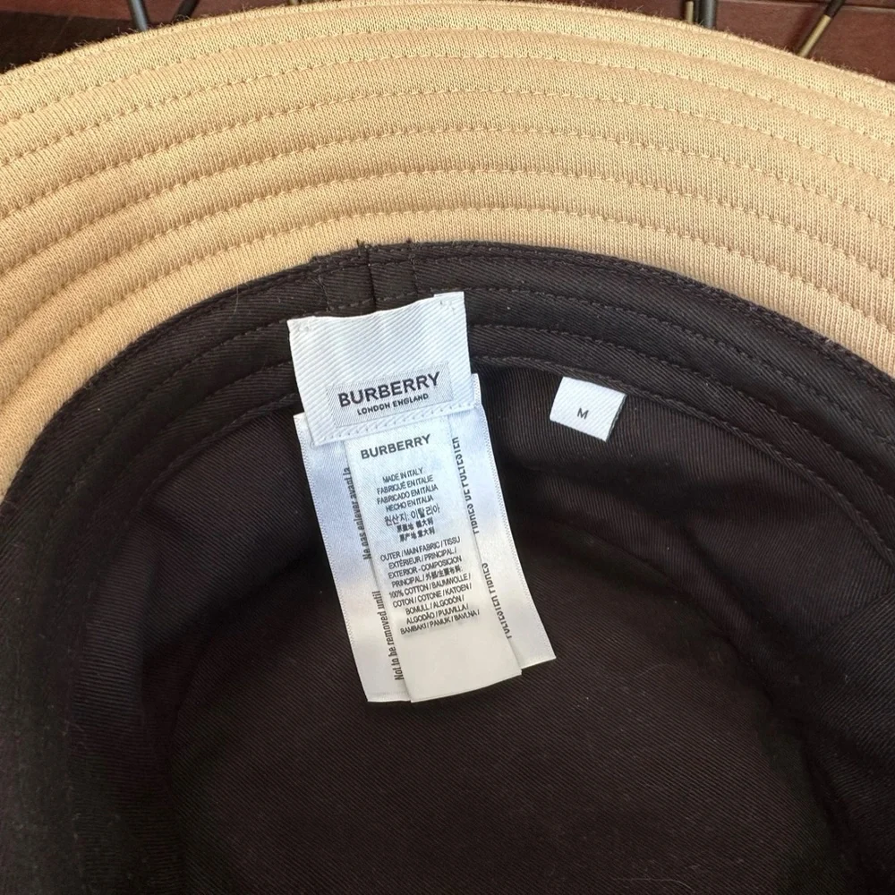 Burberry Cotton Bucket Hat - Picture 3 of 6